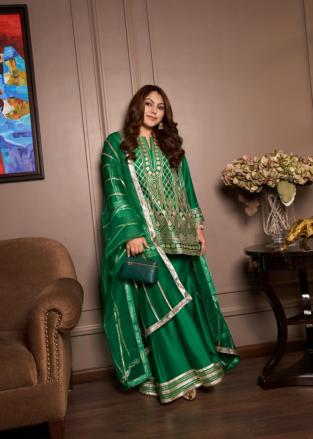 GOTA SHARARA SET